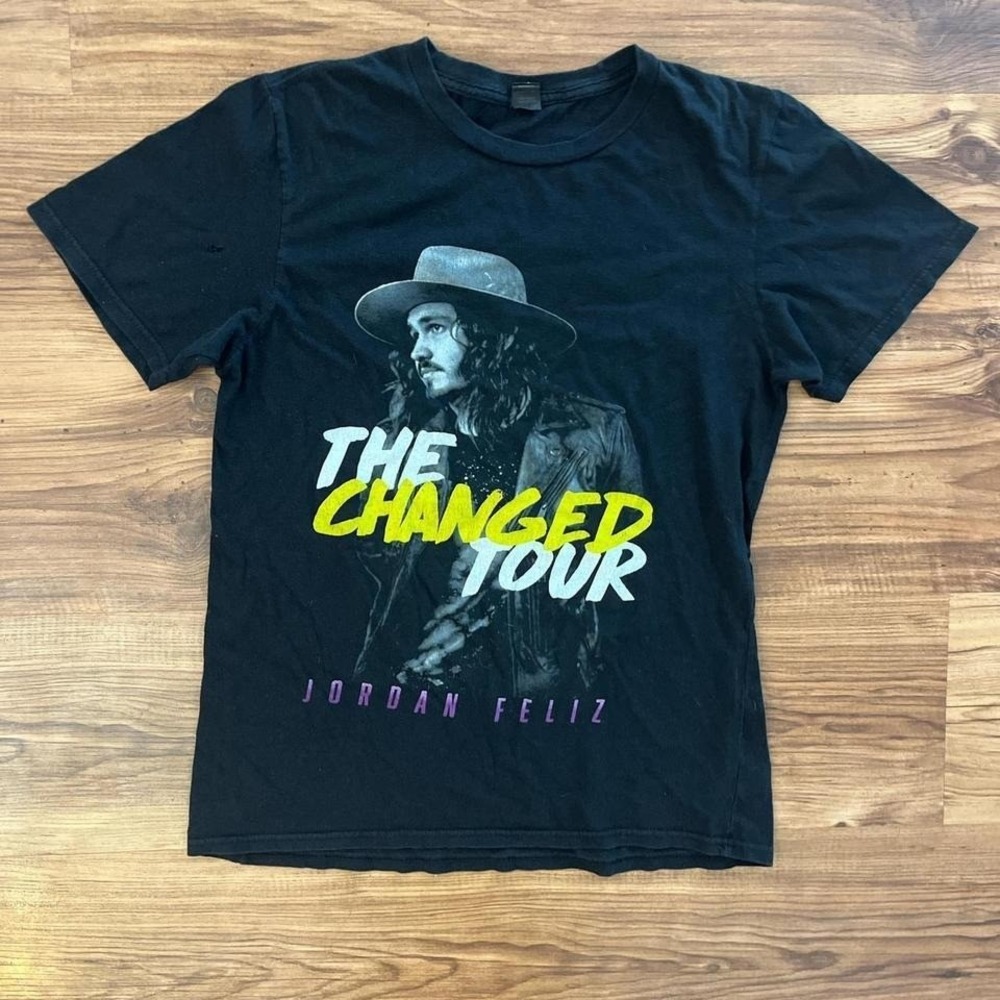 Jordan‎ Feliz The Changed Tour 2019 Black T-Shirt Christian Women's Small.